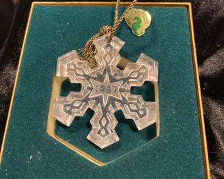 Waterford Snow Crystal Collection, 1997,  was $20, NOW $14