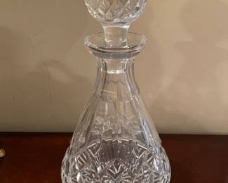 Vtg Waterford Lismore Rolly Polly Decanter,  10.5"H, 
was $78, NOW $58