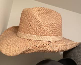 Straw cowboy hat,  was $6, NOW $4