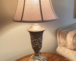 Gilded table lamp, 31"H,  was $45, NOW $34