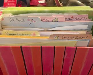 Additional view of Occasion Card Holder w/ cards ~