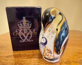VTG Royal Crown Derby Penguin & Chick, 5"H, was $85, NOW $55