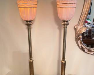 Additional view of torchiere lamp ~