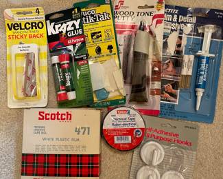Glue/Velcro/Putty/Hooks Bundle:   was $10, NOW $6
