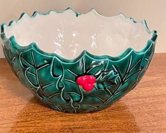 VTG Holly Bowl,  Approx 9"D,  was $14, NOW $10