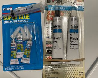 Epoxy/Super Glue Bundle:  was $5, NOW $4