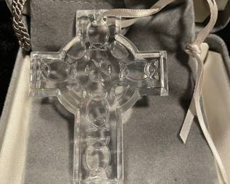Waterford Celtic Cross Ornament, 2000,  was $34, NOW $24