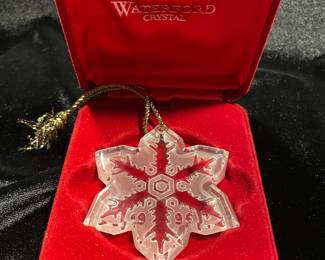 Waterford Snowflake Ornament, 1st Edition,  was $20, NOW $14
