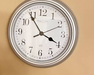 Silver Standard Wall Clock, was $8, NOW $6