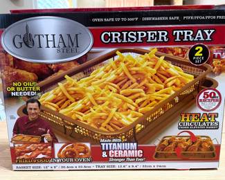 Gotham Steel Nonstick Copper Crisper Tray, was $14, NOW $10