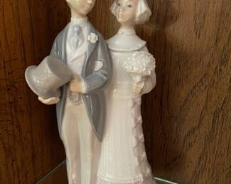 Lladro bride & groom,  8"H, was  $20, NOW $12