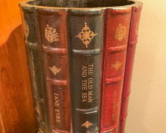 Bk wastebasket, 14"H,  $16