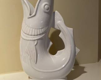 Shreve's Gurgling Cod Pitcher (w/box), 11"H,  was $35, NOW $22