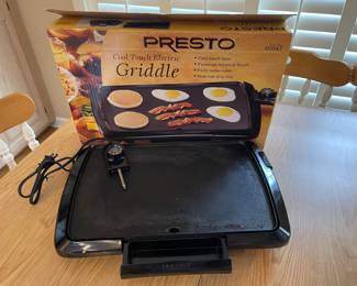 Presto Cool Touch Griddle,  was  $16, NOW $10