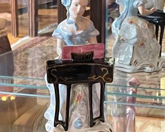 Antique Wedgewood Spinet Figurine - hand painted porcelain (England), was $84, NOW $40
