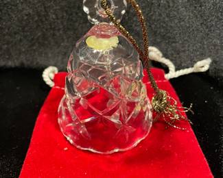 Waterford Lismore bell ornament, was  $25, NOW $15