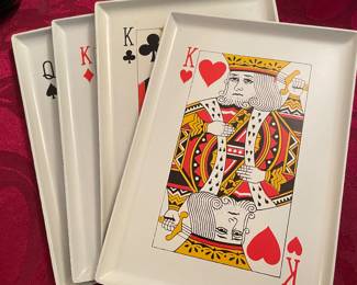 Set of 4 Card trays,  $6