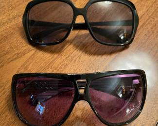 Sunglasses round and  purple tinted shades,  was $6 each, NOW $4 each