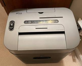 Ativa Floor Paper Shredder,   was $34, NOW $20