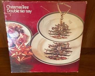  Spode 2-Tier cookie tray, was $24, NOW $14