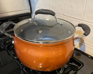 Large copper pot,  was $16, NOW $12