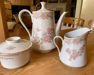 Additional view of Symphony teapot, cream & sugar ~