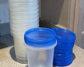 Set of 11 quart size food storage containers,  was $9, NOW $5