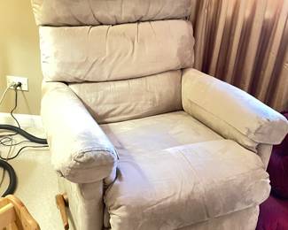 Beige manual recliner, was $175, NOW $100