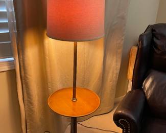 MCM table lamp, 55"H, was $125, NOW $75