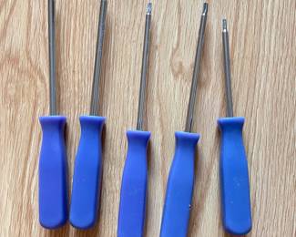   Five (5) Blue Handled pick set,  was $8, NOW $6