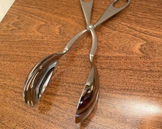 Arthurs Court Silver Plate Salad Tongs, (Italy) was $15, NOW $10