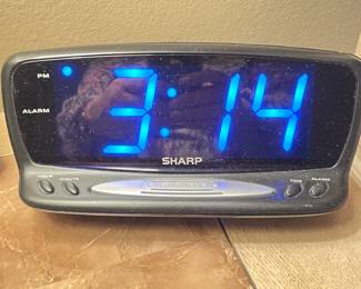 Sharp large number alarm clock,  was $8, NOW $6
