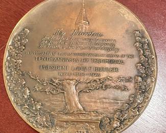 Back Side, 1925 Travelers Brass Memorabilia Coin