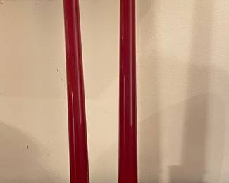 Pair of Red battery operated candles was $6, NOW $4
