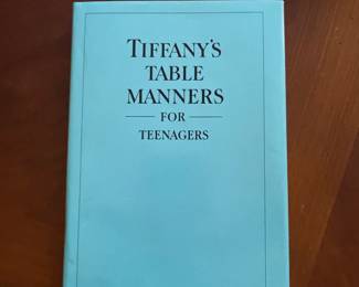 Tiffany's Table Manners for Teenagers book, was $10, NOW $6
