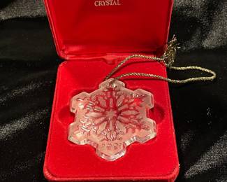 Waterford Snowflake ornament, 1995,  was $15, NOW $10