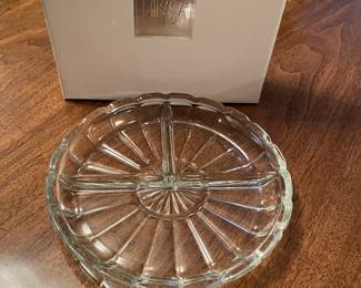 Mikasa divided serving plate,  was $9, NOW $6