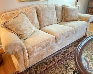 Ethan Allen plush and comfy sofa, 35"H x 86"W x 33"D,  was $595, NOW $350