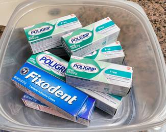 Bundle Poligrip/Fixodent,  was $10, NOW $5