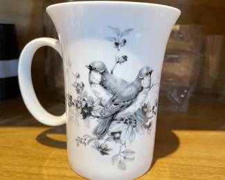 Gracie bone china bird mug,  $5