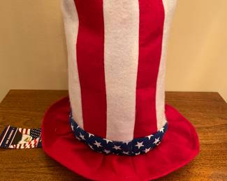 Tall patriotic hat,  was $6, NOW $4