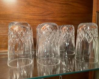  8 Vintage Waterford Lismore tumblers, was $48 each, NOW $38 each