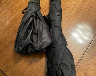 Small black umbrella,  was $5, NOW $4.  Totes black umbrella, was  $6, NOW $4