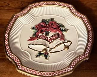 Fitz & Floyd Holiday Cookie Plate,  was $12, NOW $7