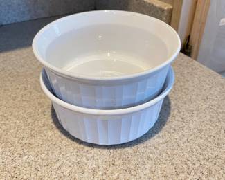 Individual corning ware bowls (2), was $6, NOW $4