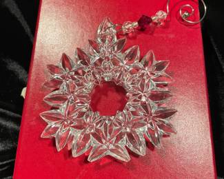 Waterford Snow Crystals Pierced Ornament,  was $20, NOW $16