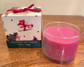 Chesapeake Bay Santa Sleigh candle,  was $5, NOW $4