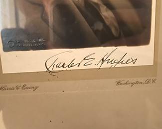 Closeup view of signature ~