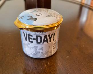 Halcyon Days Victory In Europe VE Day Limited Edition Enamel Patch Box,  was $95, NOW $45