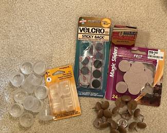 Chair Feet/Velcro/Tacks/Magic Sliders Bundle:  was $8, NOW $5